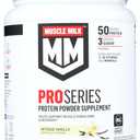 Muscle Milk Powder Pro Series, 50 Grams Protein, Intense Vanilla, 2 Pounds, BBD 07/07/2027