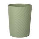 UUJOLY Plastic Small TrashCan Wastebasket, Garbage Container Basket for Bathrooms, Laundry Room, Kitchens, Offices, Kids Rooms, Dorms, 3.5 Gallon, Mint Green (1 Pack)