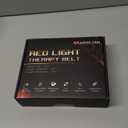 Rechargeable Red Light Therapy Belt, 3-in-1 Wavelengths 660nm 850nm 940nm, Infrared Heating Pad for Body, Portable Home Use for Men and Women