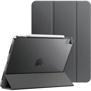 JETech Case for iPad Air 13-Inch M4/M3/M2 (2026/2025/2024), Slim Stand Hard Back Shell Smart Cover with Auto Wake/Sleep (Space Gray)