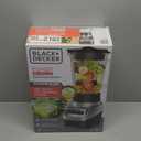 BLACK+DECKER PowerCrush Multi-Function Blender with 6-Cup Glass Jar, 4 Speed Settings, Silver
