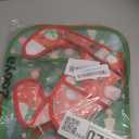 6Pcs Waterproof Toddler Bibs Baby Feeding Bib Set with Crumb Catcher Pocket Infant Adjustable Baby Teething Bib Babies Sleeveless Animals Food Bibs Keepsake Gift for Baby Shower, 6-24 Months (Blue)