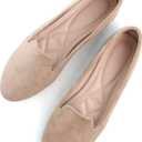 SAILING LU Women Round Toe Flats Comfortable Fashion Ballet Flat Shoes for Women Dressy Slip-ons Loafers 275(1.5)