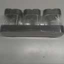 Mlici Condiment Jar Spice Container with Lids and Spoons, 8.6oz Clear Glass Condiment Canisters Pots Seasoning Box Salt Container Sugar Bowl Set of 3 for Kitchen, Containers, Black