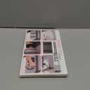 Car Visor Vanity Mirror with Light, Rechargeable Dimmable Touch LED Sun Visor Mirrors, Large Detachable Vanity Makeup Mirror with 3 Color Modes for Truck SUV Car Accessories Essential for Women(Black)