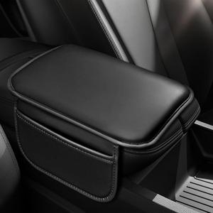 Center Console Cover,Arm Rest Cover for Car,Car Accessories Car Center Console Cover,Center Console Cover with Storage Bag,Car Interior Accessories for Most Vehicles SUV (Black)