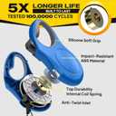 Fida Retractable Dog Leash, 16 ft Dog Walking Leash for Small Dogs up to 26lbs, Soft Grip, Tangle Free, Blue