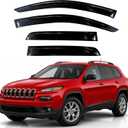 KPY Rain Guards Window Visors for 2014-2023 Jeep Cherokee