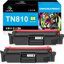 LeciRoba TN810BK Toner Cartridge Replacement for Brother TN810BK TN810XLBK TN810 TN-810 BK for Brother MFC-L9610CDN HL-L9410CDN HL-L9430CDN HL-L9470CDN MFC-L9630CDN MFC-L9670CDN Printer (2-Black)
