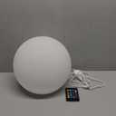 10 In LED Globe Light w/Remote, 16 RGB Colors 4 Modes & 8 Dimmable Brightness LED Ball Light Sphere Lamp, Rechargeable Orb Night Light Waterproof Outdoor Globe Lamp for Home/Yard/Lawn/Party/Pool Decor