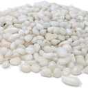 Midwest Hearth Decorative Polished White Pebbles 3/8" Gravel Size (2-lb Bag)