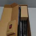 KAMANINA Black Curtain Rod for Windows 72 to 144 Inches (6-12ft) Long Heavy Duty Curtain Rods, 7/8 Inch Adjustable Drapery Rods with Decorative Netted Texture Finials