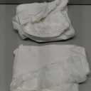 Set of 2 Soft Moroccan Throw Pillow Covers 20x20 Inch Plush Boho Decorative Pillow Cover Accent Cushion Case for Couch Sofa Bed, Cream White