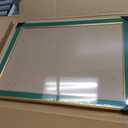 15x21 Faux Leather Frame, 15 x 21 Luxury Modern Picture Frame, Leather Texture with Gold Trim Poster Frame for Art Prints, Posters, Photos, Home Wall Decor & Gallery Display, Green, 15x21in