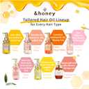 [Genuine Product] &honey Deep Moist Hair Oil 100mL/ 3.38 Oz Sulfate-Free Moisturizing Hair Oil for Dry Hair |Unique Blend of Honeys & Argan Oil for Shine, Hydrated Hair Japanese Hair Care