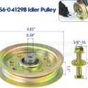 3 Pack Greased 918-04126 Spindle Assembly with 756-04129 Idler Pulley Replaces 618-04125A 618-04126A 918-04125A 918-04125B 918-04125C for Cub Cadet RZT50 ZT50 LT1050 MTD 17 Z Series Tractors