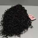 AISI HAIR Curly Wigs for Black Women Dark Brown Wig with BangsGlueless Bangs Wigs for Women Long Kinky Curly Wig 22 inch for Daily Use