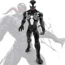 lasama Action Figures, 12 Inch Collectible Figures Toys for Boys Characters Toys Prefect Gift for Christmas, Thanksgiving Day, Birthday, Childrens Day for Kids (Black)