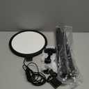 Weilisi 10.5" Ring Light with 69" Tripod Stand and Phone Holder Kit, Full-Screen Zoom Lighting for Video Recording, Makeup, Live Stream, Dimmable LED Selfie Ring Light Tripod for iPhone with Remote