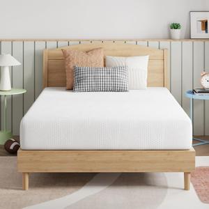 Novilla Full Size Mattress, 8 Inch Full Size Mattress in a Box, Gel Memory Foam Mattresses with Comfort Foam for Cooling Night Sleep, Pressure Relief, CertiPUR-US Certified,White