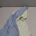 Momcozy Baby Swaddles for 0-3 Months, Noiseless Fasteners & Easy Wrap Design, Perfect for New Parents, Unisex Gift Set of 2, Green & Blue