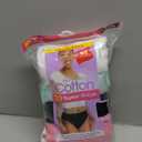 Hanes womens Cotton briefs underwear, 10 Pack  Hi Cut Assorted 1, US