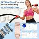 Smart Bracelet, Health Activity Fitness Trackers with Heart Rate Sleep Monitor, 24/7 Blood Oxygen/Calorie/Stress/Step Tracker, Health Fitness Bands, 170+ Sports Modes Smart band with Free APP, 2 Bands (Pink)