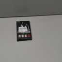 Christmas Press on Nails Short Square MABKJLF French Tip Fake Nails Pink & White False Nails with Designs Snowflake Swirl Glitter Glossy Glue on Nails Acrylic Nails for Women Girls 24 Pcs