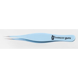 Tweezer Guru Ingrown Hair Tweezers - Pointed Precision Tweezers for Eyebrows & Ingrown Hair Removal - Blackhead and Splinter Tweezer with Sharp Needle Nose Point