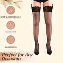 Shibue Hold Ups Hosiery (Fishnet) (Black)