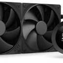 NZXT Kraken Plus 240  AIO CPU Liquid Cooler  240mm Radiator  2 x F120P Fans  Customizable 1.54" Square LCD  AMD AM5, AM4  Intel LGA 1851/1700, 1200/115X  Black