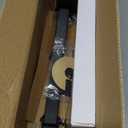 HUANUO Single Monitor Arm with 39 inch Extra-Tall Pole, Adjustable Computer Desk Mount for 1332 inch Screens and up to 38 inch Ultrawide Screens, Hold 22 lbs, Monitor Stand with C-Clamp & Grommt Base