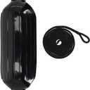 Marine Boat Fender, 6.5, 8.5 & 10 Inch Inflatable Bumpers
UV-Resistant PVC, Ribbed Design, Double-Eyelet, 10-Foot Line, Inflating Needle, Braided Polypropylene, 3.8mm Thick