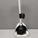 OXO Good Grips Toilet Plunger with Cover, White
