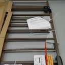 InnoTruth 29.540.75" Baby Gate for Stairs, 30" Tall Dog Gates for Doorways & Hallways, Safety Gate for Kids & Pets, Pressure-Mounted Walk-Through with Dual Lock & 2-Way Swing, Brown