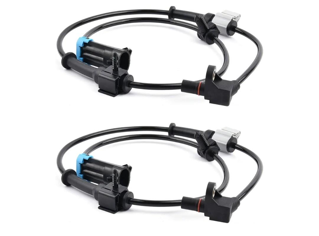 SPEEDWOW 15037208 2pcs ABS Wheel Speed Sensor Front Left Right for Chevy Silverado 1500 2500 HD 3500 Classic Avalanche Suburban for GMC Sierra 1999-2007 99 00 01 02 03 04 05 06 07/15112378 19181