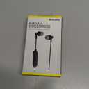 Skullcandy Inkd+ Wired Earbuds with 3.5mm AUX Plug, Noise Isolating Fit, in-Line Microphone Call and Track Control, Ear Gel Sizes Included for Custom Fit, Convenient for Travel - Black (Single)