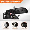 8156008071 Driver Side Outer Tail Light Assembly Compatible with Sienna 2021 2022 Rear Brake Lamp Taillight TO2804160 (Left)