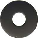 Westbrass R304-62 13/16" OD Opening Low Pattern Shower Arm Flange-Sure Grip Style, Matte Black