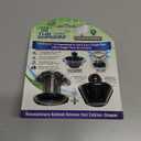 TubShroom Ultra Revolutionary Bath Tub Drain Protector Hair Catcher/Strainer/Snare, Stainless Steel, Stainless Combo