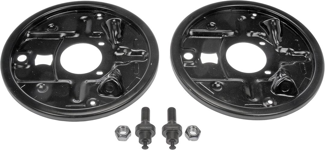Dorman 924-220 Rear Brake Backing Plate - 1 Pair Compatible with Select Models