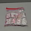 NICEVINYL Self-Adhesive Chenille Letters Patches: 104PCS Pink-Colored Letter Patches Stickers - Varsity Alphabet Initial Patch for Clothing Backpacks Make-up Bags DIY Gifts Decor