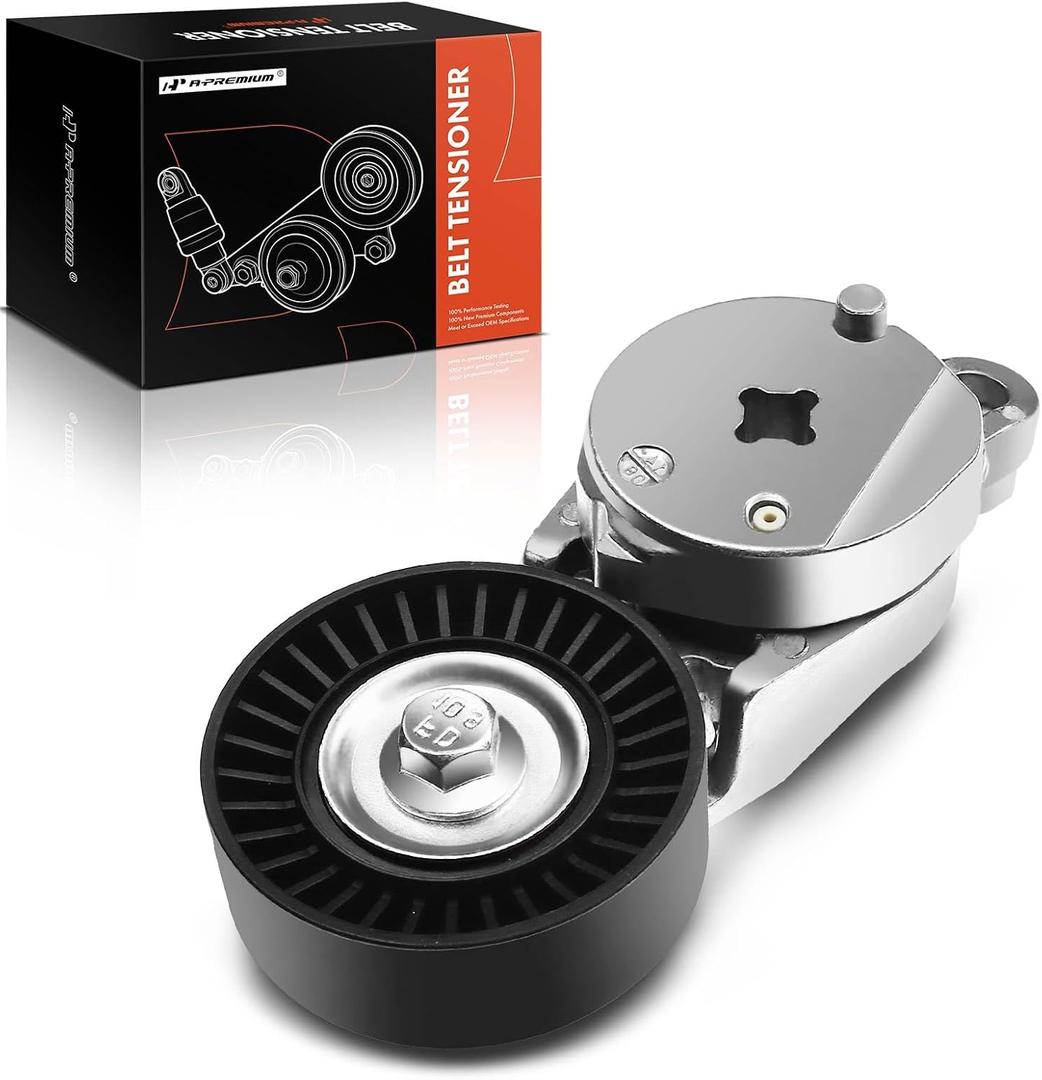 A-Premium Belt Tensioner Assembly with Pulley Compatible with Toyota Camry 2012-2017, RAV4 2009-2018, Sienna 2011-2013, Venza 2009-2015 & Lexus NX300h & Scion tC, Replace# 1662036010