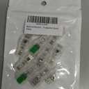 Multi-use Electrode Clip, Versatile and Durable for 3.0/4.0/Snap/Grabber/Tab Connections (Transparent Green)