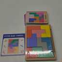 Dementia Activities for Seniors,Wooden Puzzles Gifts,Geometric Cognitive Products & Training Games for Alzheimers Elderly
