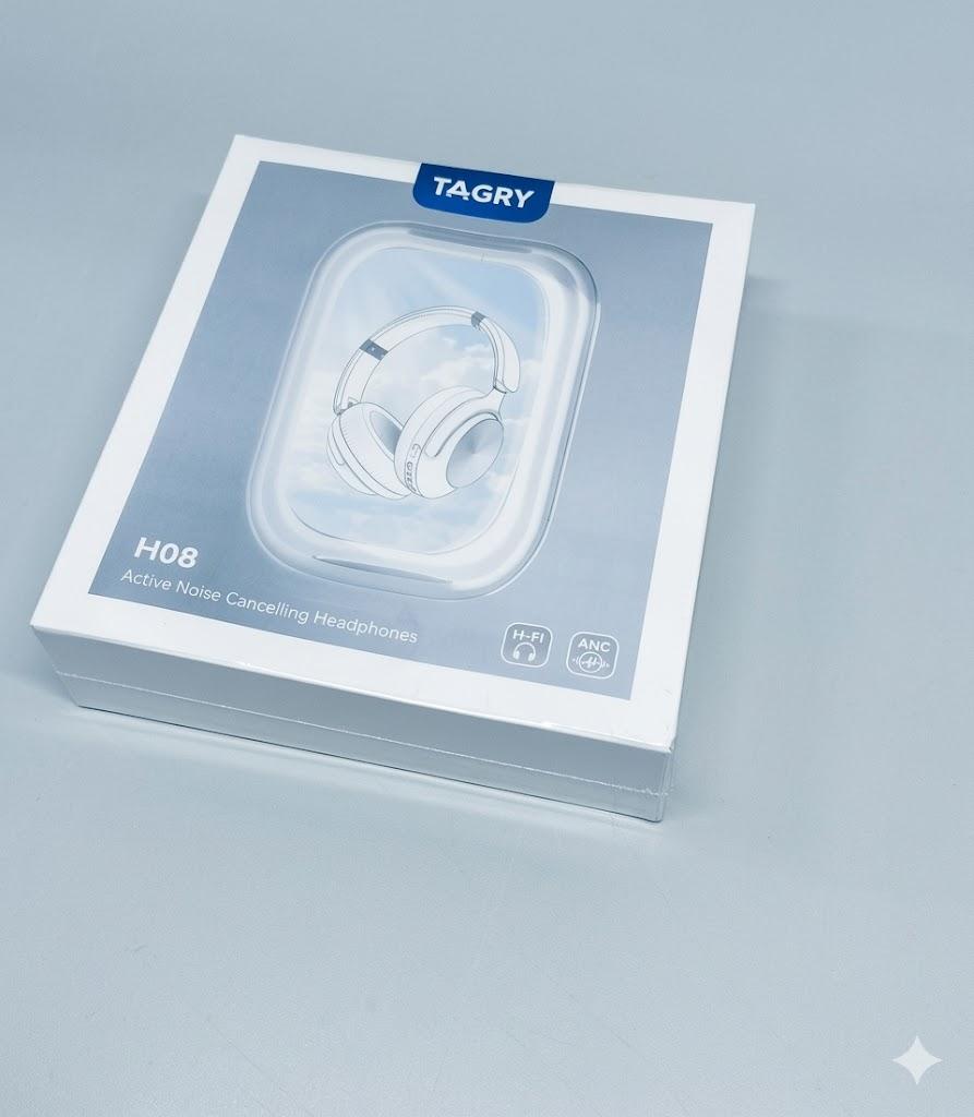 TAGRY H08 Active Noise Cancelling Headphones Over Ear Bluetooth