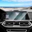Canvcle Screen Protector for 2019-2023 BMW X5 G05/2020-2023 X6 G06/2019-2022 X7 G07, 12.3 Inch Navigation Screen Tempered Glass Touchscreen Protector Navigation Screen Cover Protective Film