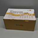 Gold Hurricane Candle Holders Set of 6, Tall Metal Windproof Glass Taper Candle Holder for Candlestick, Candle Sticks Decor, Table Centerpieces for Wedding, Candlelit Dinner Party Fireplace Decoration