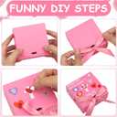 Colarr 24 Set Valentine's Day Christian Prayer Box Craft Kit Inspirational Religious Crafts Sunday School Christian Valentine DIY Handmade Box for Kids Class Activities