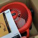 HEINPRO Battery Powered Fan Compatible with Milwaukee M18 18V Battery with AC Adapter (No Battery) Up to 650CFM, Variable Speed, Low Noise 30dB, Portable Cordless Fan for Camping, Jobsite